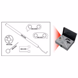 KS Tools 400.4325, 1,87 kg, 6 outils