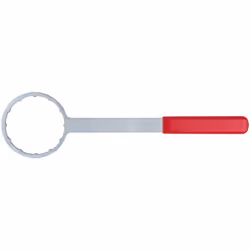 Pour le remplacement des filtres à huile difficilement accessibles Poignée gainée de PVC Chrome Vanadium Utilisation : Motori ...
