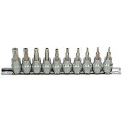 Kstools - ks Tools - Rail de 10 douilles tournevis ultimate® torx® percé 3/8'', T10 à T55 - 922.3951