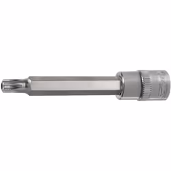 Douilles tournevis longues ULTIMATE® TORX® percé 1/2 T15