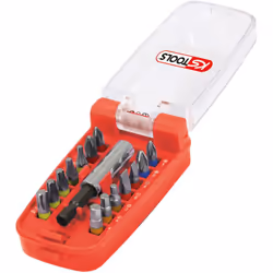 Entraînement 6 pans 1/4" selon DIN 3126 / ISO 1173 - C 6,3 Pour une utilisation manuelle ou avec visseuse Code couleur emprei ...