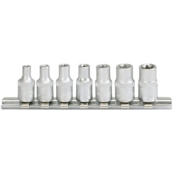 Rail de 7 douilles ultimate® torx® 1/4''
