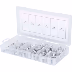 Assortiment de rivets filetes aluminium, M3x9mm-M10x21mm, 150 pcs