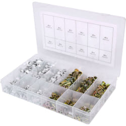 Kstools - Assortiment de rivets filetes acier et aluminium, M3x9mm-M10x21mm, 300 pcs