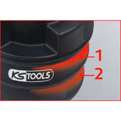 Kstools - Contre-bouchon d'entrée à double étagement, 31x38 mm