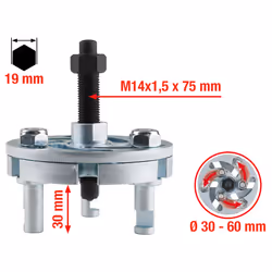 KS Tools 150.3194, Extracteur à mâchoires coulissantes, Acier, 1 pièce(s), 745 g