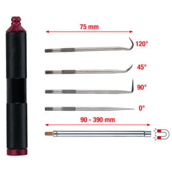 Kstools - Jeu de crochets et dembouts magnétiques, 6 pcs
