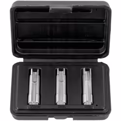 KS Tools 500.7350, Ensemble de douilles, 3 tête(s), Acier, 120 g