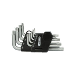 Ks Tools - Jeu de 9 clés mâles torx® percé courtes - 151.2260