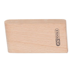 KS Tools - Cale à étamer en bois, 92 x 47 x 20 mm - 903.1017