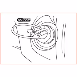 Kstools - Jeu d&aposoutils aiguille de démontage pour serrure de contact pour Mercedes, 4 pcs