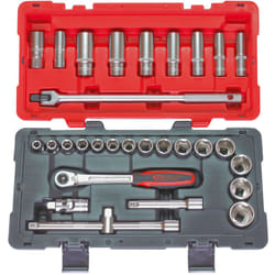 Ks Tools - Coffret de douilles et accessoires ultimate® en pouces 1/2'', 30 pièces - 922.0630