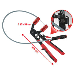KS TOOLS Pince avec câble Bowden pour colliers auto-serrants,730mm