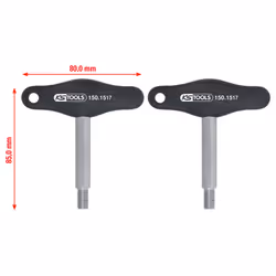 KS Tools 150.1516, Acier, 2 pièce(s), 85 mm, 120 g