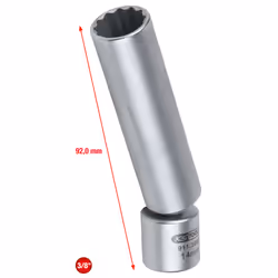 KS Tools 911.3999, Prise, 3/8", Métrique, 1 tête(s), Sulfate de chondroïtine, 110 g