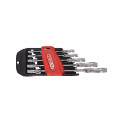 Présentation : Jeu de clés mixtes cliquet KS TOOLS Gearplus - 5 pcs - Tête inclinable à verrouillage 503.4805 , jeu comprenan ...