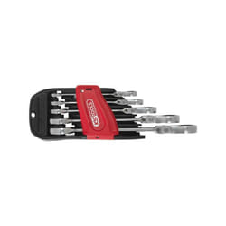Kstools - Jeu de clés mixtes cliquet ks tools Gearplus - 5 pcs - Tête inclinable à verrouillage 503.4805