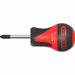 DIN / ISO 8764 Lame extra courte Manche tri-matière Lame en acier trempé Chromée avec pointe brunie Lame en Chrome Vanadium R ...