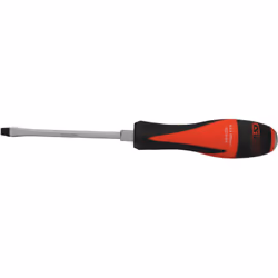 DIN / ISO 5265 Manche bi-matière Lame en acier trempé Chromée avec pointe brunie Lame en Chrome Vanadium Résistant aux produi ...