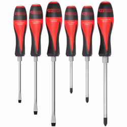 Manche bi-matière Lame en acier trempé Chromée avec pointe brunie Lame en Chrome Vanadium Résistant aux produits chimiques -  ...
