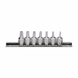 Rail de douilles tournevis ULTIMATE® 5 pans percés 1/4'', TS 10 à TS 40