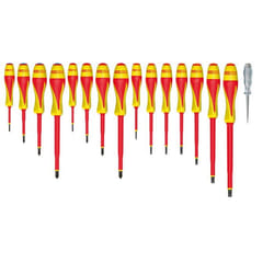 Kstools - Jeu de 17 tournevis bi-matière isolés 1000V