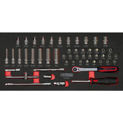 Kstools - ks Tools - Module de douilles et accessoires ultimate 1/4'' en pouces, 51 pièces - 713.1021