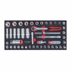 Module de douilles et accessoires ULTIMATE 3/8'' Module en mousse imputrescible taille 1/3 pour servantes et établis avec emp ...