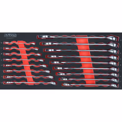 Description générale Module de clés mixtes ULTIMATE®, 17 pièces, conçu pour une utilisation sur servantes et établis. Ce modu ...