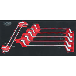 Ks Tools - Module de clés polygonales contre-coudées 75°, 7 pièces - 713.2022