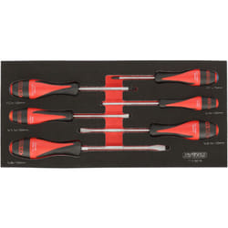 Ks Tools - Module de tournevis ultimate Fente - pozidriv®, 6 pièces - 713.5016