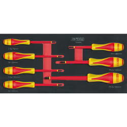 Ks Tools - Module de tournevis isolés 1000V ultimate Fente - phillips®, 7 pièces - 713.6015