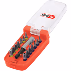 Entraînement 6 pans 1/4" selon DIN 3126 / ISO 1173 - C 6,3 Pour une utilisation manuelle ou avec visseuse Code couleur emprei ...