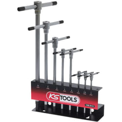 Kstools - Présentoir de 8 clés 6 pans à poignée en t - ks Tools
