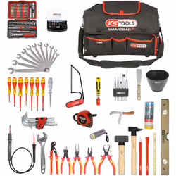 Description générale Le sac SMARTBAG contient une composition complète d'outils pour électricien, idéale pour les professionn ...