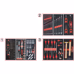 Description générale Cette composition d'outils KS TOOLS - 714.0158 est idéale pour les professionnels du bricolage ou les pa ...