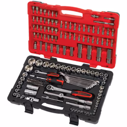 Description générale Coffret de douilles et accessoires KS TOOLS Ultimate - 151 pièces. Ce coffret bi-matière avec coins renf ...
