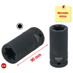 Kstools - Douille Torx-E-Plus pour Mercedes, 32 epl, 90mm longue