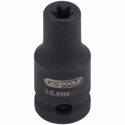 Torx ECarré d’entraînement selon DIN 3121 / ISO 1174Version courtePour actionnement de machinesTête brunieChrome-Molybdène Ca ...