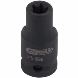Torx E Carré d’entraînement selon DIN 3121 / ISO 1174 Version courte Pour actionnement de machines Tête brunie Chrome-Molybdè ...