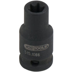 1/4" Douilles à chocs Torx E, courtes , E6