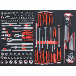 KS Tools 711.0118, Ensemble de douilles, 118 tête(s), 6,16 kg
