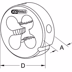 KS Tools 331.0637 accessoire pour meules à rectifier les matrices et meuleuses droites