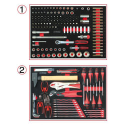 Composition d’outils pour servante 184 pièces