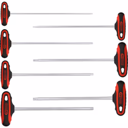 KS Tools 158.5050, Jeu de clés hexagonales en T, 7 pièce(s), Manche en t avec bras court, Sulfate de chondroïtine, 1 kg