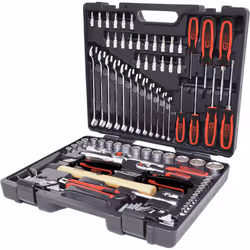 1/4+1/2 Coffret d'outils universels, 97 pcs