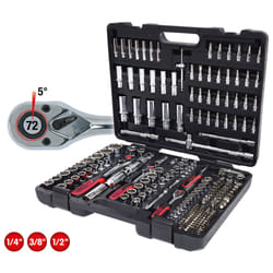 KS Tools 1/4inch + 3/8 inch  + 1/2  jeu de douilles Chrome Plus. 195 pcs.