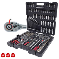 KS TOOLS 1/4+3/8+1/2 CHROMEplus Coffret de douilles, 216 pièces