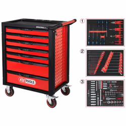 Outils troley KS tools RACINGline; dont 215 accessoires