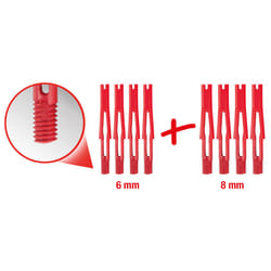 Kstools - Kit d'aide au montage vissable fixit pour joints, 8 pcs